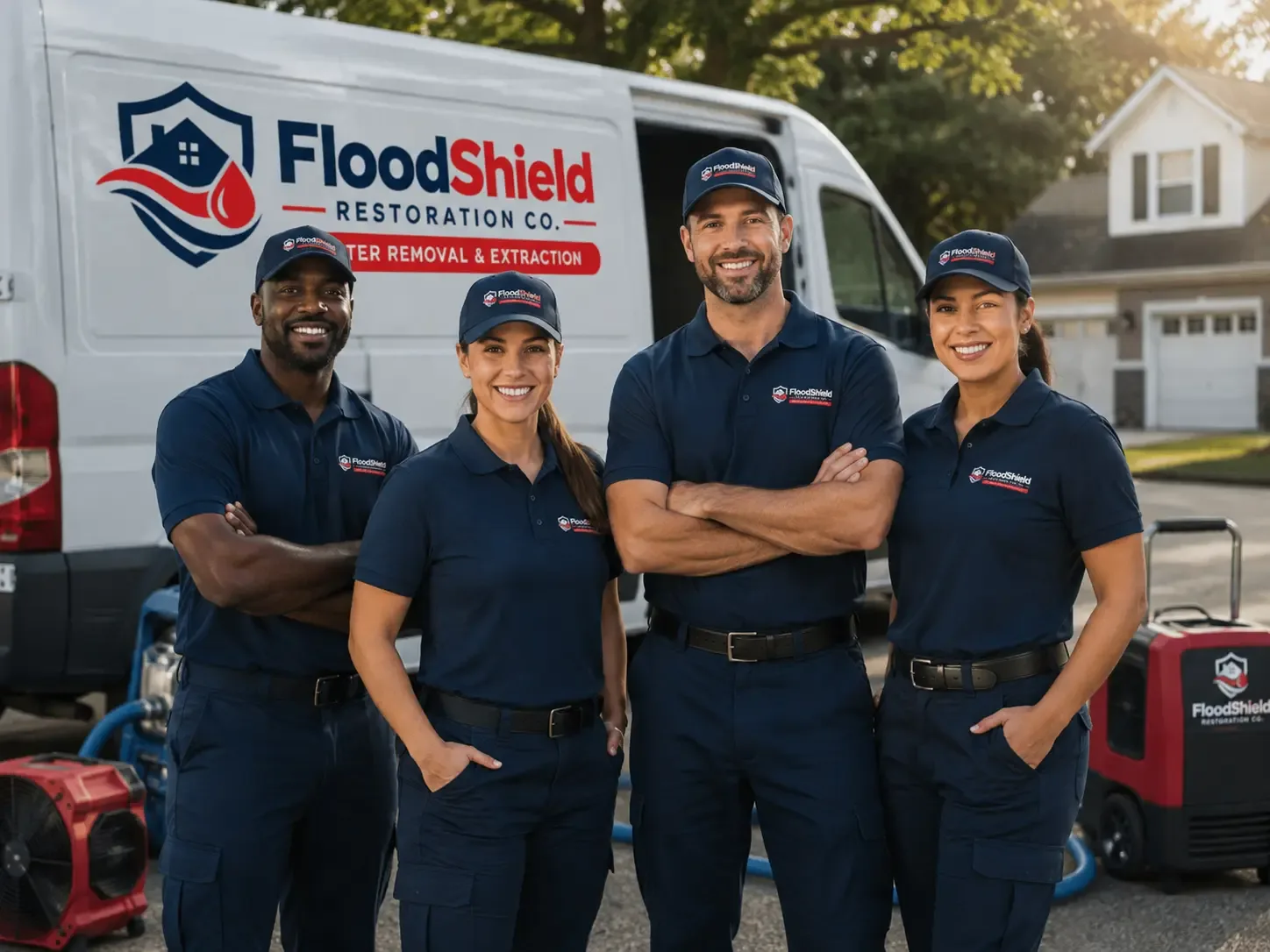Flood Damage Restoration company in Luther, MI